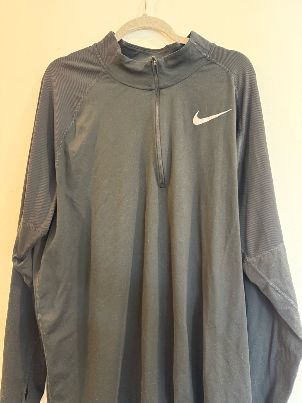 Nike Black Dri-FIT Running Quarter-Zip Jacket